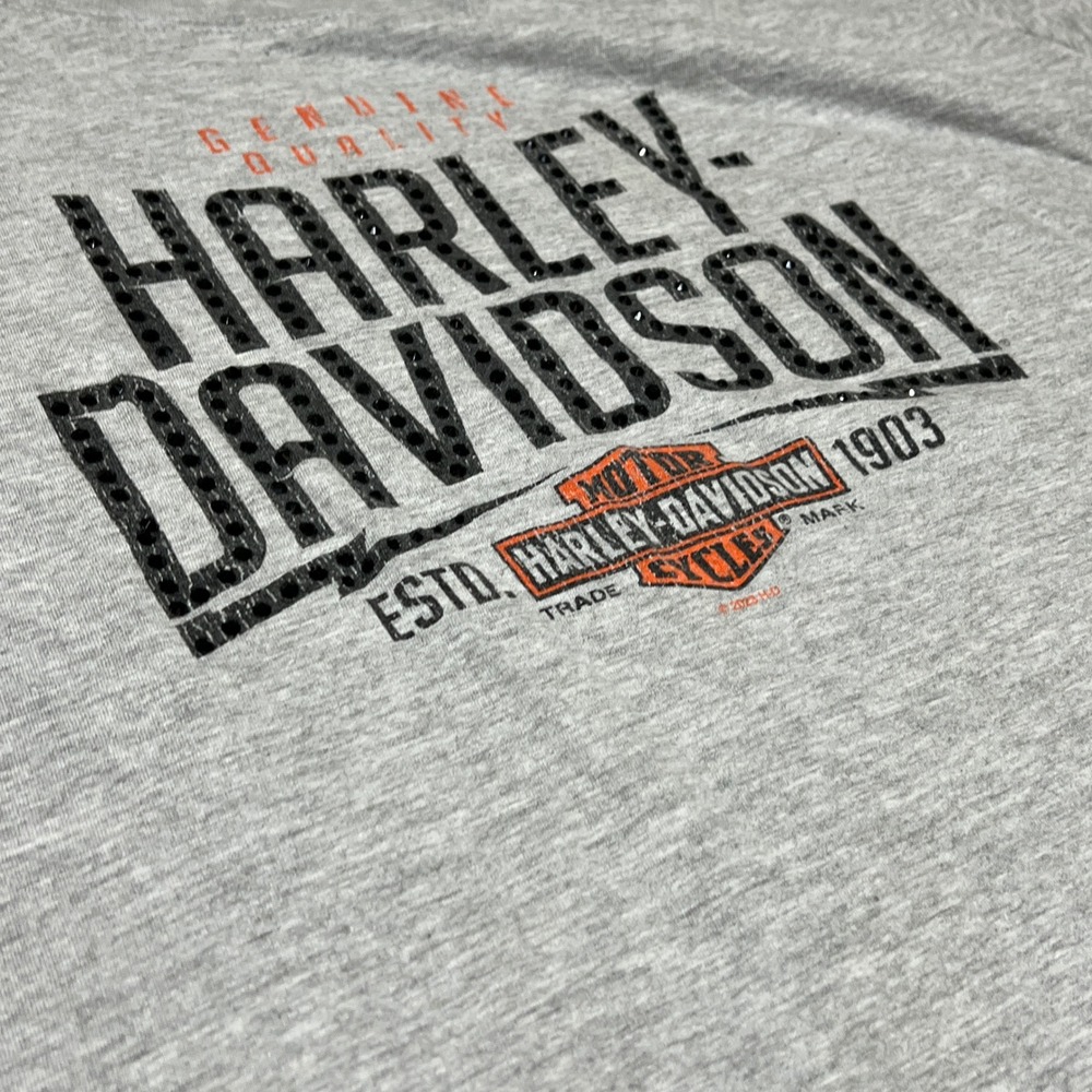 Harley-Davidson Women's XXL T Shirt Gray Forever Free‎ Tallahassee Florida